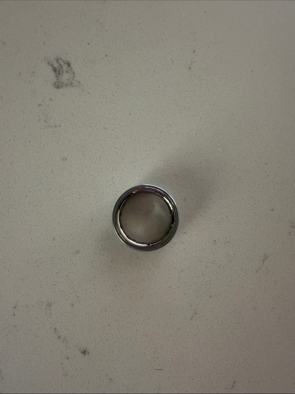 Oura Polished Silver Ring, Gen 4